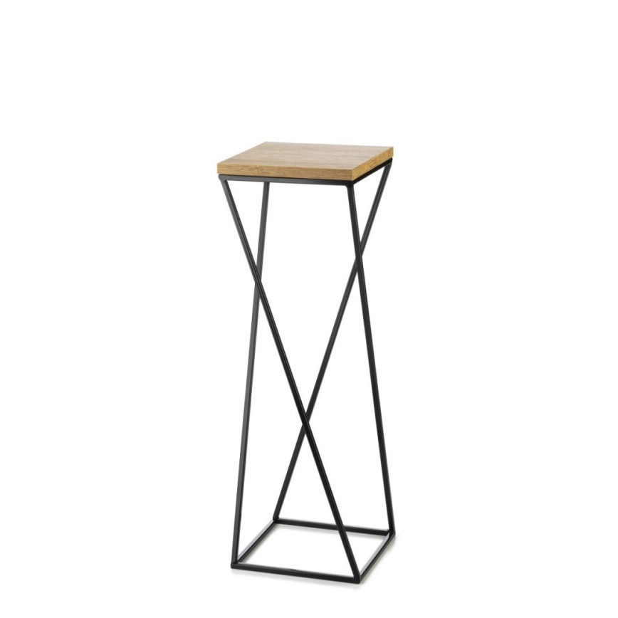 Flower stand LOFT 70x24 cm black/brown