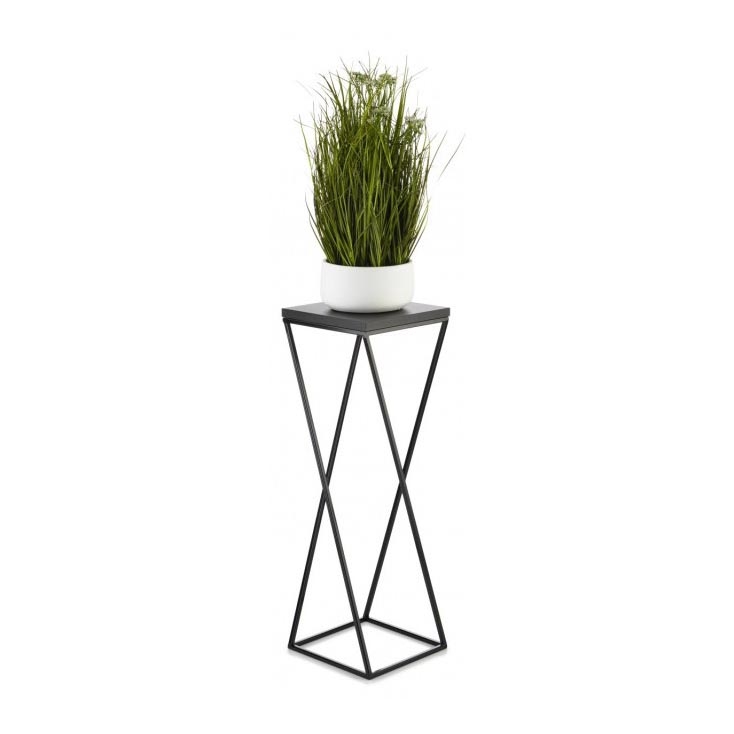 Flower stand LOFT 70x24 cm black