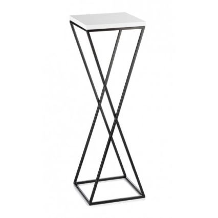 Flower stand LOFT 70x24 cm black/white