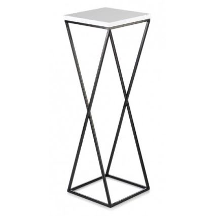 Flower stand LOFT 70x24 cm black/white