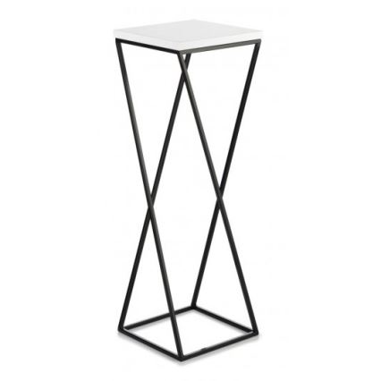 Flower stand LOFT 70x24 cm black/white