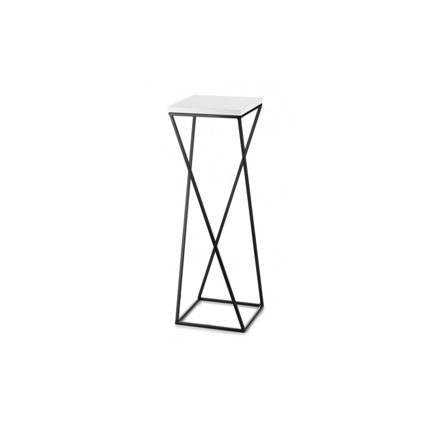 Flower stand LOFT 70x24 cm black/white