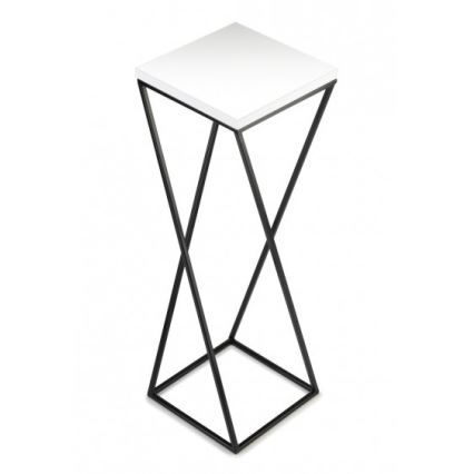 Flower stand LOFT 70x24 cm black/white