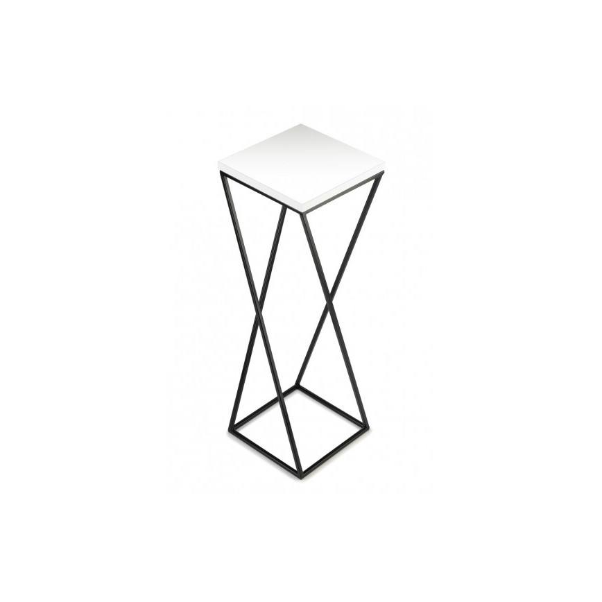 Flower stand LOFT 70x24 cm black/white