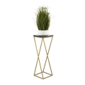 Flower stand LOFT 70x24 cm gold/black