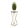 Flower stand LOFT 70x24 cm gold/black