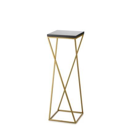 Flower stand LOFT 70x24 cm gold/black