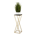 Flower stand LOFT 70x24 cm gold/black