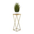 Flower stand LOFT 70x24 cm gold/brown