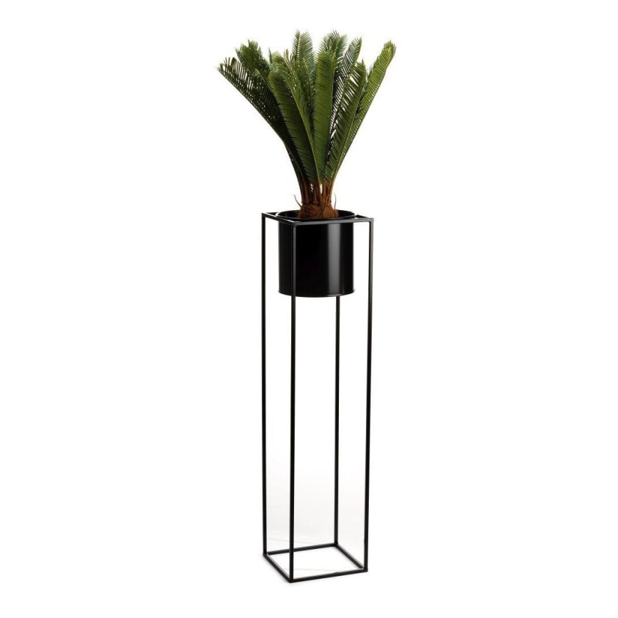 Flower stand RING 100x23 cm black