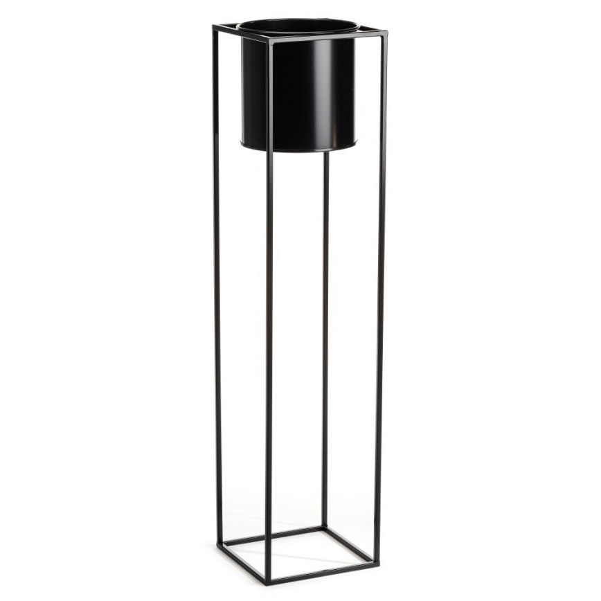 Flower stand RING 100x23 cm black