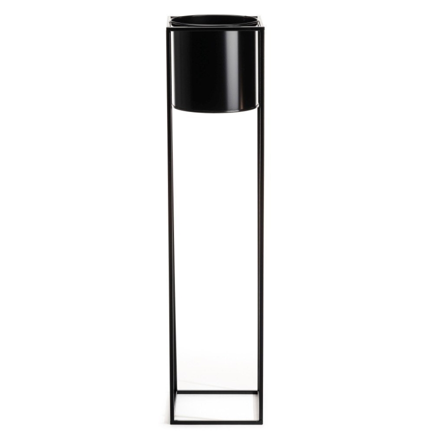 Flower stand RING 100x23 cm black
