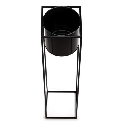 Flower stand RING 100x23 cm black