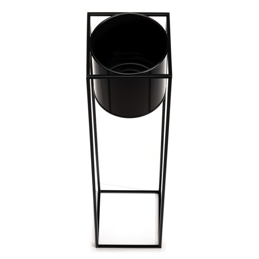 Flower stand RING 100x23 cm black