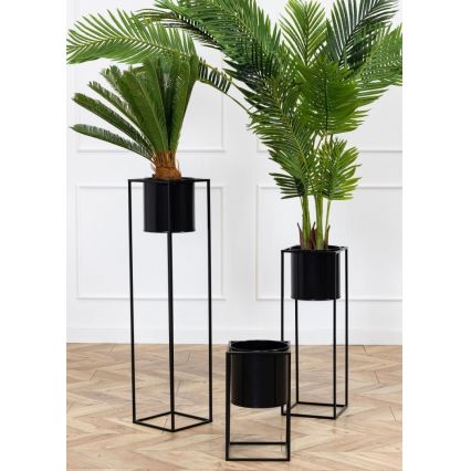 Flower stand RING 40x23 cm black