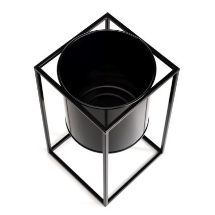 Flower stand RING 40x23 cm black