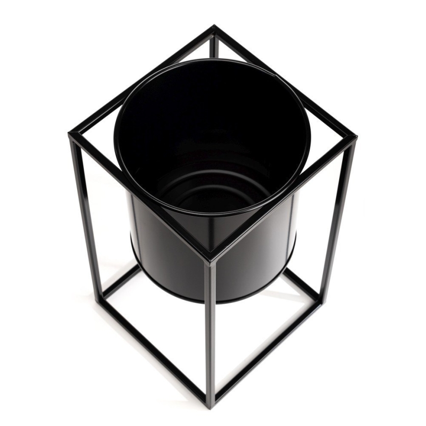 Flower stand RING 40x23 cm black