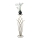 Flower stand SWAN 100x22,5 cm gold