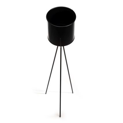 Flower stand TRIPOD 110x25 cm black
