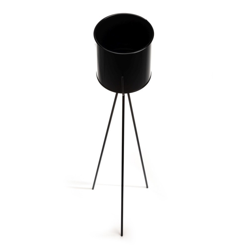 Flower stand TRIPOD 110x25 cm black