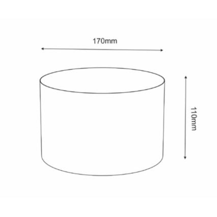 Flowerpot 11x17 cm gold
