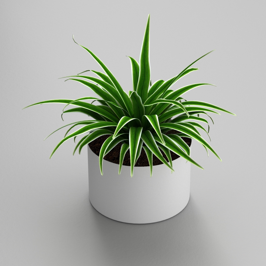 Flowerpot 11x17 cm white