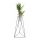 Flowerpot stand TRIANGL 90x50 cm black