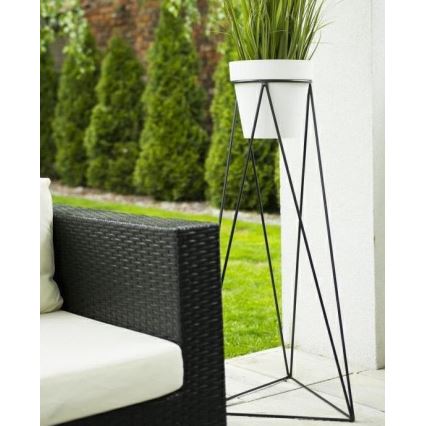 Flowerpot stand TRIANGL 90x50 cm black