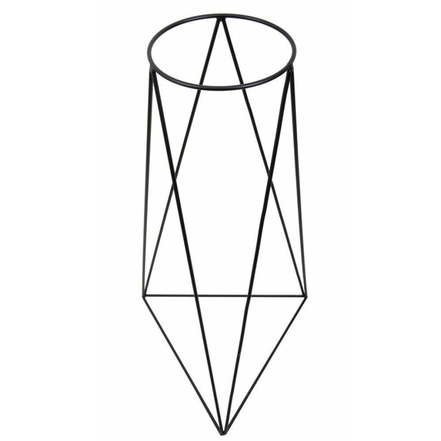 Flowerpot stand TRIANGL 90x50 cm black
