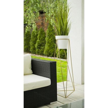 Flowerpot stand TRIANGL 90x50 cm gold