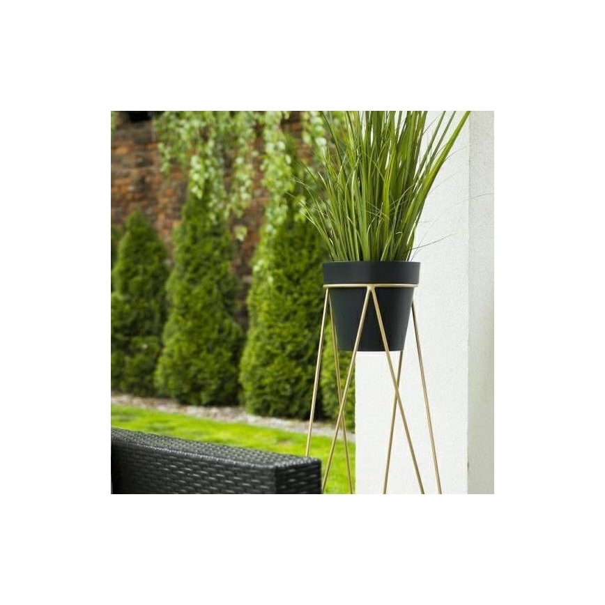 Flowerpot stand TRIANGL 90x50 cm gold
