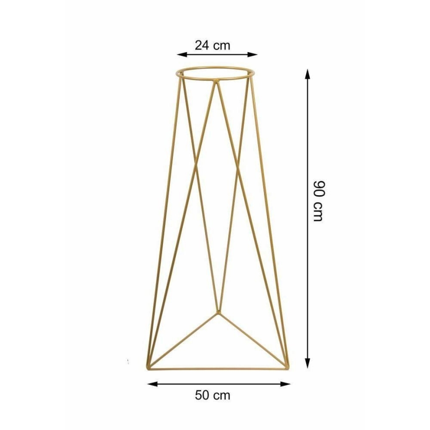 Flowerpot stand TRIANGL 90x50 cm gold