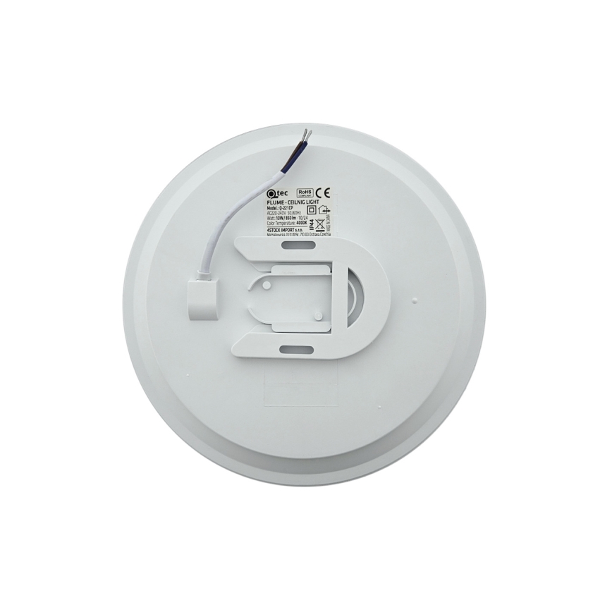 FLUME LED Bathroom Ceiling Light, 10W, 230V, Ø 22.5 cm, IP44, Black