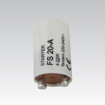 Fluorescent glow starter TANDEM 4-22W 230V