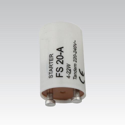 Fluorescent glow starter TANDEM 4-22W 230V