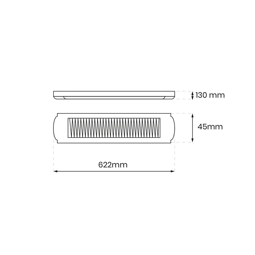Fluorescent light 2xG13/18W/230V
