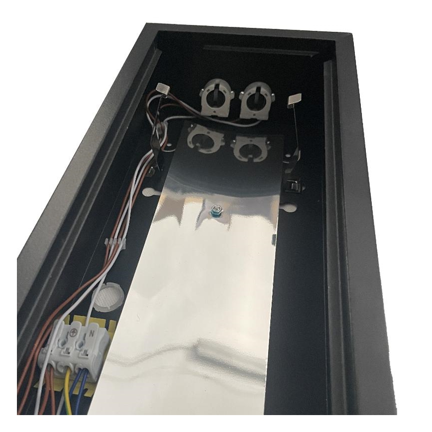 Fluorescent light T8 2xG13/18W/230V 120 cm black