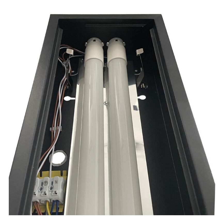 Fluorescent light T8 2xG13/18W/230V 120 cm black