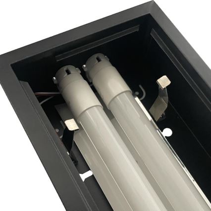 Fluorescent light T8 2xG13/18W/230V 120 cm black
