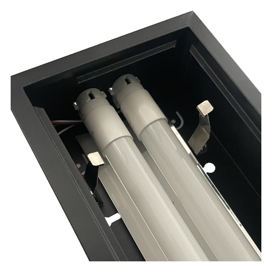 Fluorescent light T8 2xG13/18W/230V 120 cm black