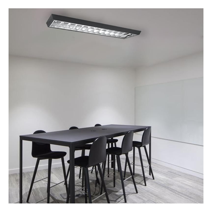 Fluorescent light T8 2xG13/18W/230V 120 cm black