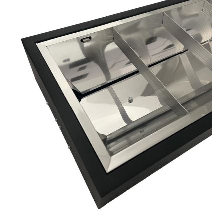 Fluorescent light T8 2xG13/18W/230V 120 cm black