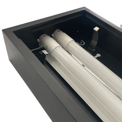Fluorescent light T8 2xG13/18W/230V 120 cm black