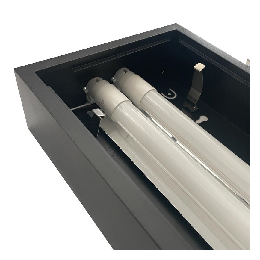 Fluorescent light T8 2xG13/18W/230V 120 cm black