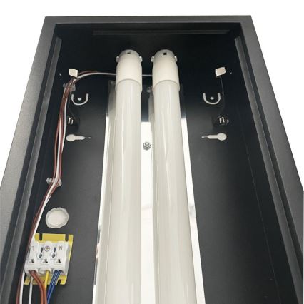 Fluorescent light T8 2xG13/18W/230V 120 cm black