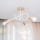 Flush-mount ceiling light OXFORD 3xE27/15W/230V pine/cream