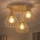 Flush-mount chandelier AUDREY 3xE27/60W/230V beige