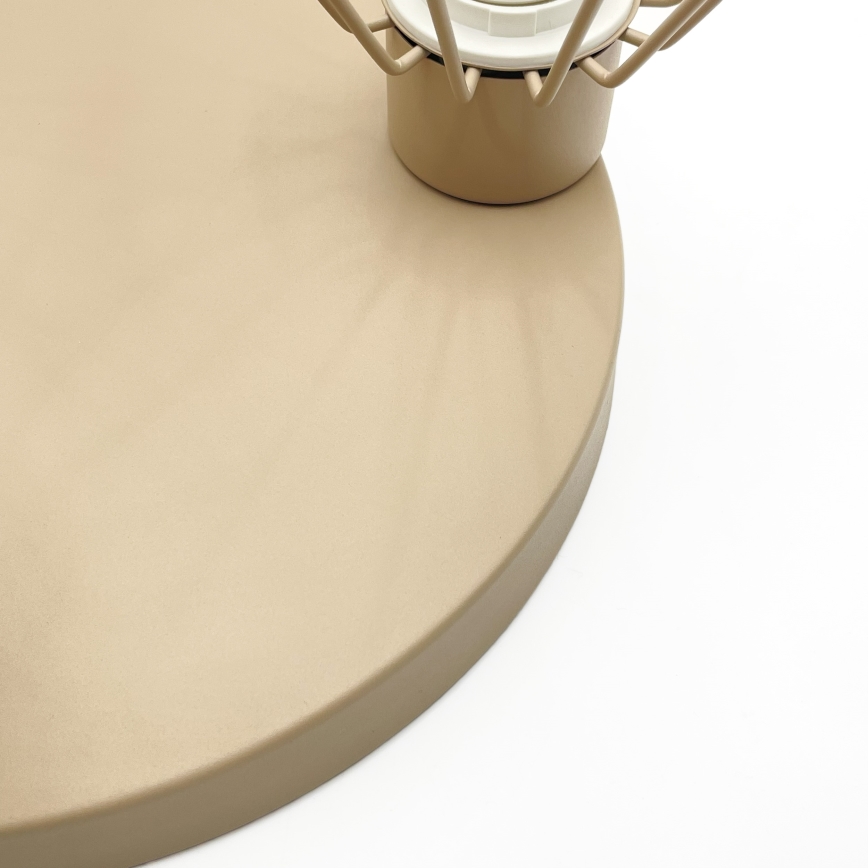 Flush-mount chandelier AUDREY 3xE27/60W/230V beige