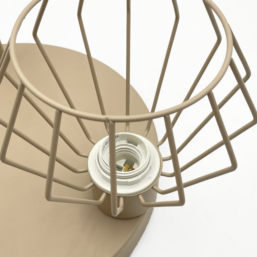 Flush-mount chandelier AUDREY 3xE27/60W/230V beige