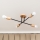 Flush-mount chandelier CAMBRIDGE 4xE27/15W/230V Pine